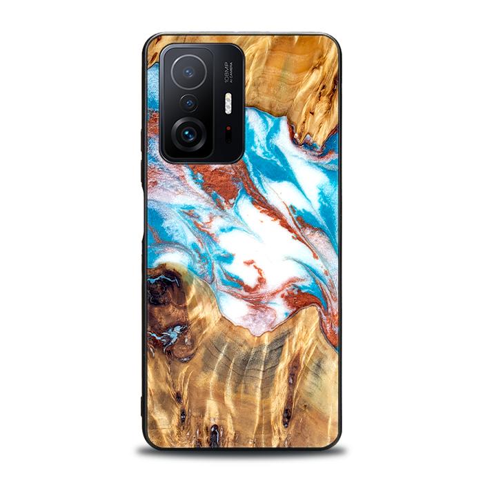 Xiaomi 11T / 11T Pro Handyhülle aus Harz und Holz - Synergy#D137
