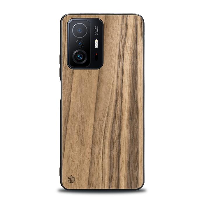 Xiaomi 11T / 11T Pro Handyhülle aus Holz - Nussbaum