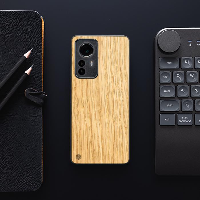 Xiaomi 12 Pro Handyhülle aus Holz - Eiche