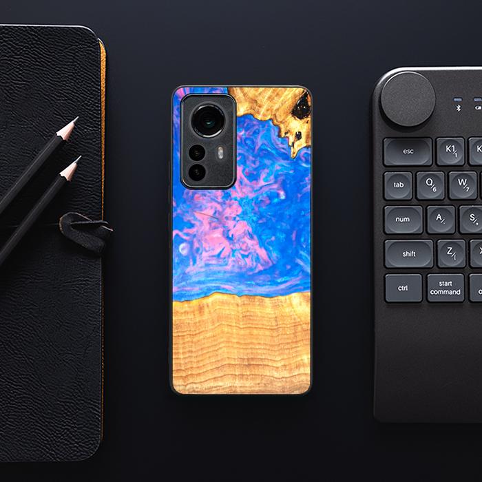 Xiaomi 12 Pro Handyhülle aus Harz und Holz - SYNERGY#B23