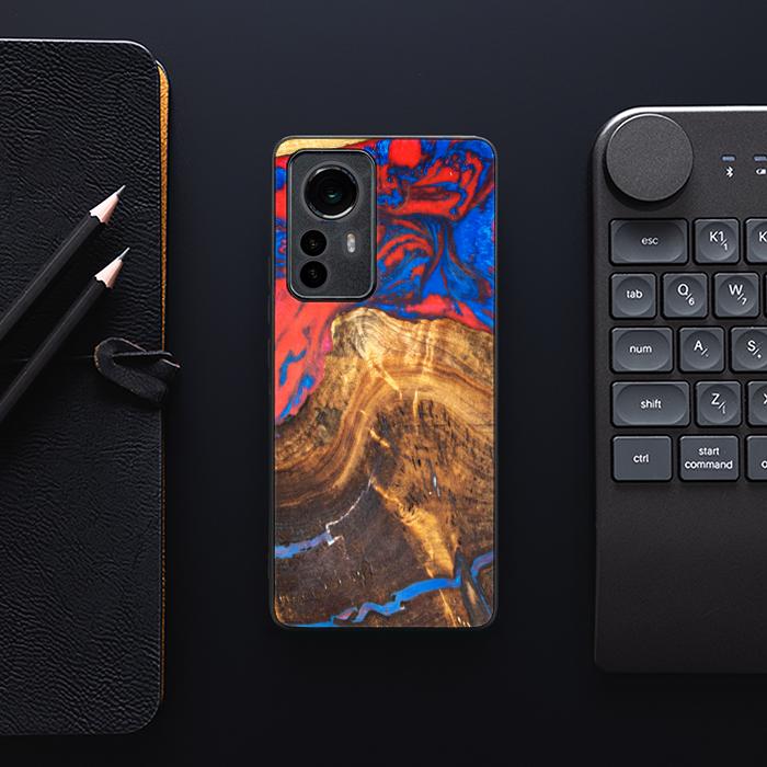 Xiaomi 12 Pro Handyhülle aus Harz und Holz - SYNERGY#B31