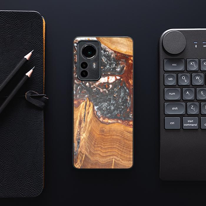Xiaomi 12 Pro Handyhülle aus Harz und Holz - SYNERGY#B37