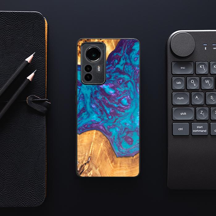 Xiaomi 12 Pro Handyhülle aus Harz und Holz - Synergy#B28