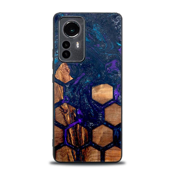 Xiaomi 12 Pro Handyhülle aus Harz und Holz - Synergy#D106