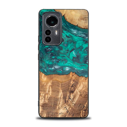 Xiaomi 12 Pro Handyhülle aus Harz und Holz - Synergy#D109