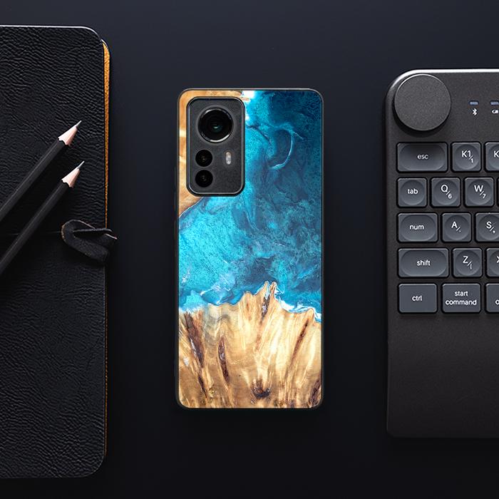Xiaomi 12 Pro Handyhülle aus Harz und Holz - Synergy#D115