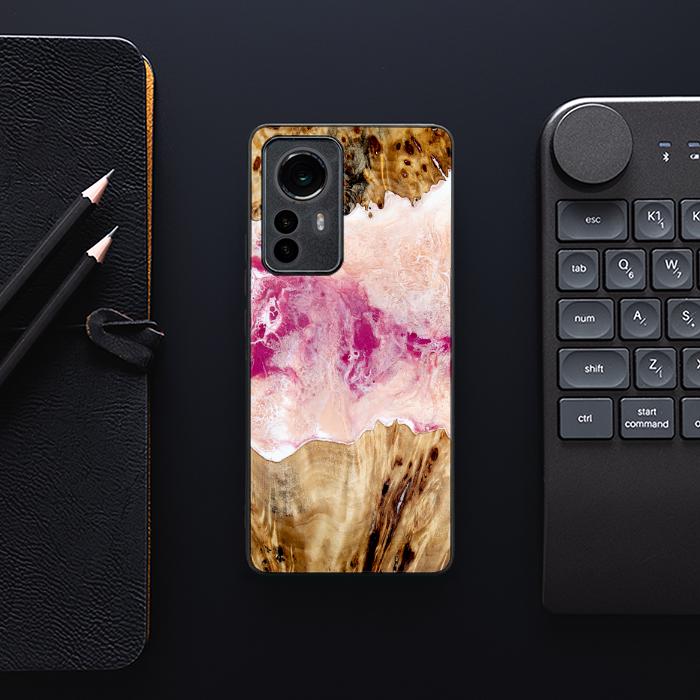 Xiaomi 12 Pro Handyhülle aus Harz und Holz - Synergy#D119