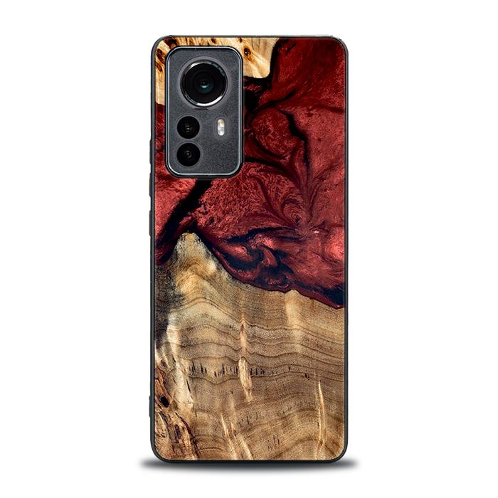 Xiaomi 12 Pro Handyhülle aus Harz und Holz - Synergy#D122