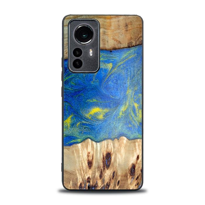 Xiaomi 12 Pro Handyhülle aus Harz und Holz - Synergy#D128