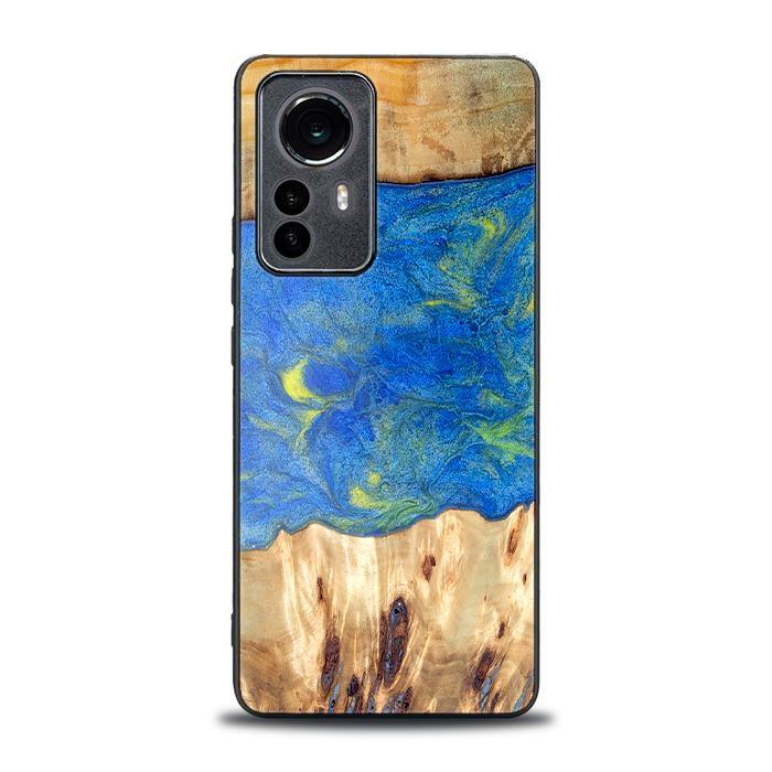 Xiaomi 12 Pro Handyhülle aus Harz und Holz - Synergy#D131