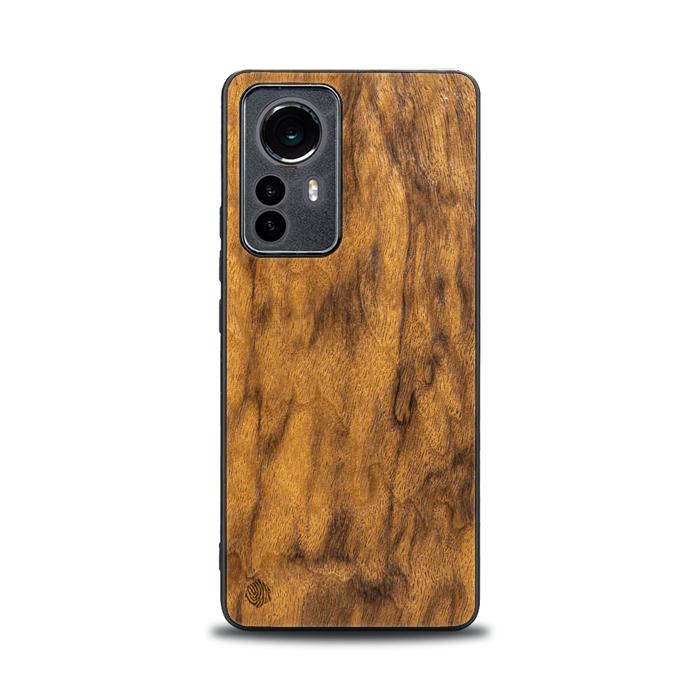 Xiaomi 12 / 12X Handyhülle aus Holz - Imbuia