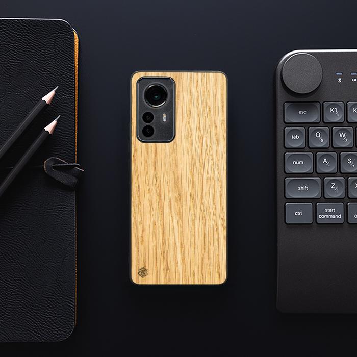 Xiaomi 12 / 12X Handyhülle aus Holz - Eiche