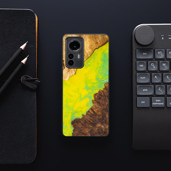 Xiaomi 12 / 12X Handyhülle aus Harz und Holz - SYNERGY#A12