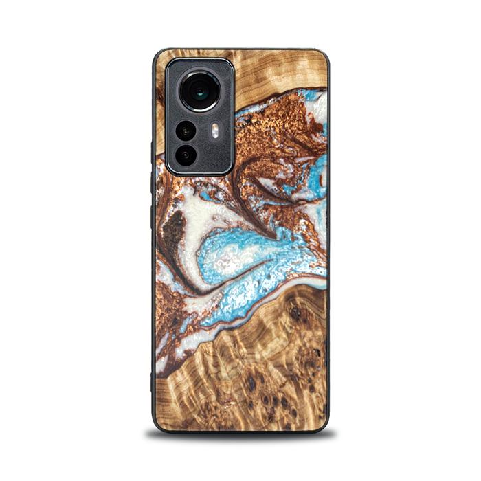 Xiaomi 12 / 12X Handyhülle aus Harz und Holz - Synergy#B11