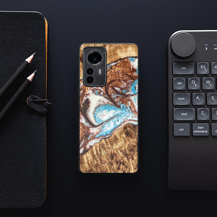 Xiaomi 12 / 12X Handyhülle aus Harz und Holz - Synergy#B11
