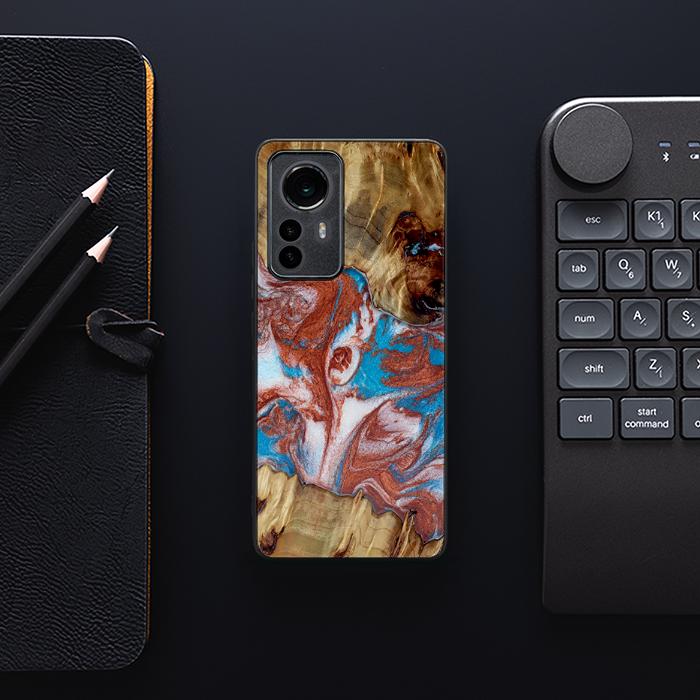 Xiaomi 12 / 12X Handyhülle aus Harz und Holz - Synergy#D103