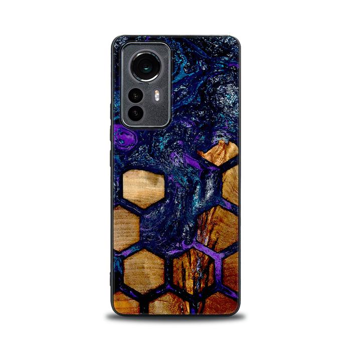 Xiaomi 12 / 12X Handyhülle aus Harz und Holz - Synergy#D105