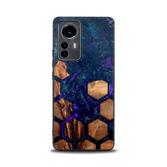 Xiaomi 12 / 12X Handyhülle aus Harz und Holz - Synergy#D106
