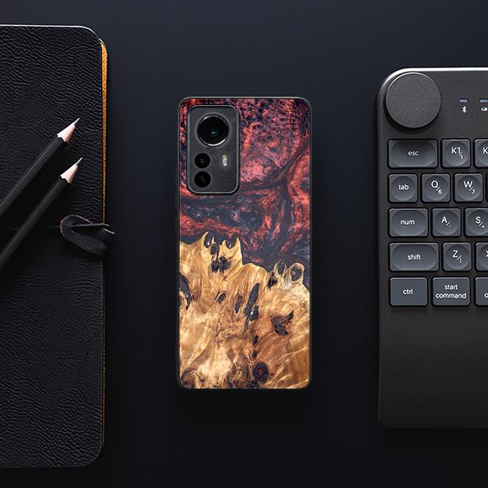Xiaomi 12 / 12X Handyhülle aus Harz und Holz - Synergy#D118