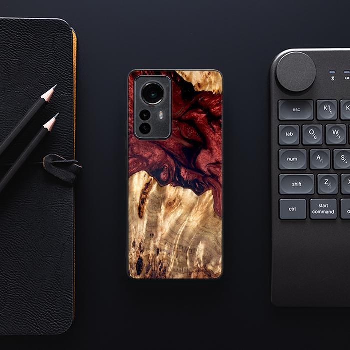 Xiaomi 12 / 12X Handyhülle aus Harz und Holz - Synergy#D121