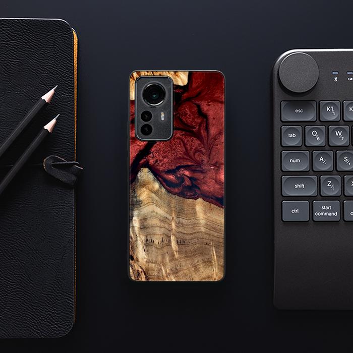 Xiaomi 12 / 12X Handyhülle aus Harz und Holz - Synergy#D122