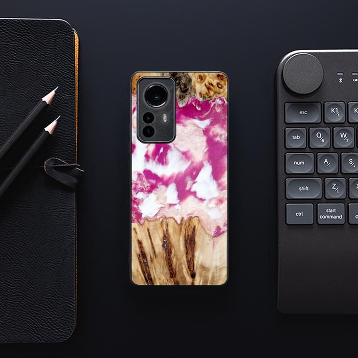 Xiaomi 12 / 12X Handyhülle aus Harz und Holz - Synergy#D124