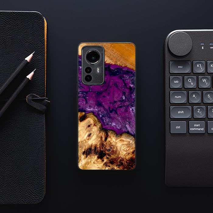 Xiaomi 12 / 12X Handyhülle aus Harz und Holz - Synergy#D130