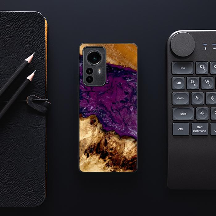 Xiaomi 12 / 12X Handyhülle aus Harz und Holz - Synergy#D134