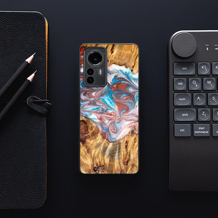 Xiaomi 12 / 12X Handyhülle aus Harz und Holz - Synergy#D138