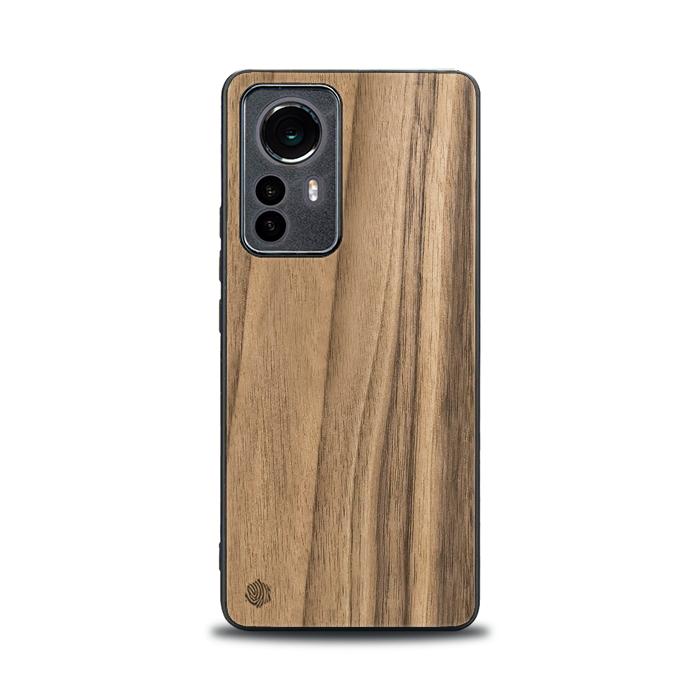 Xiaomi 12 / 12X Handyhülle aus Holz - Nussbaum