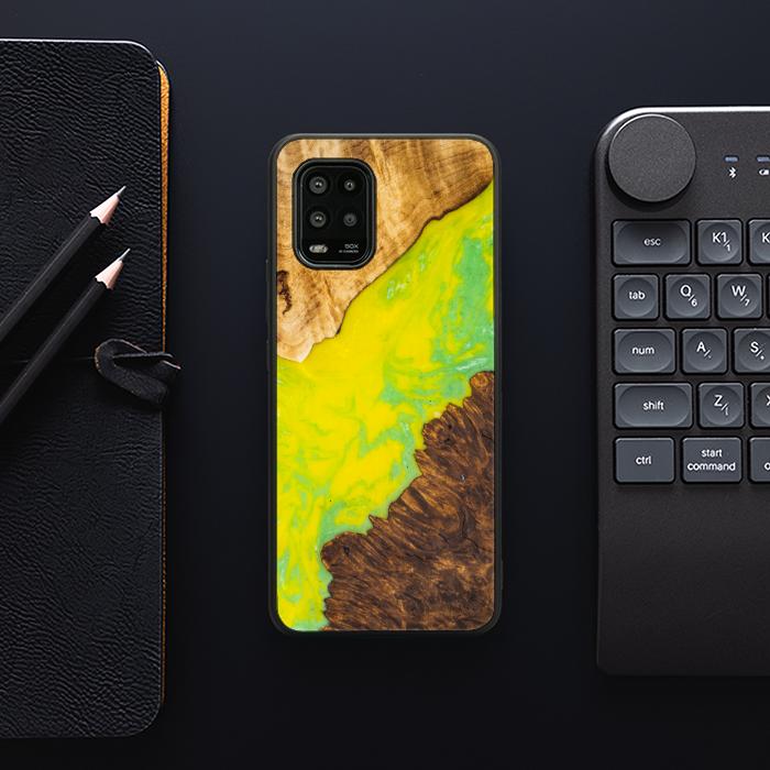Xiaomi Mi 10 lite Handyhülle aus Harz und Holz - SYNERGY#A12