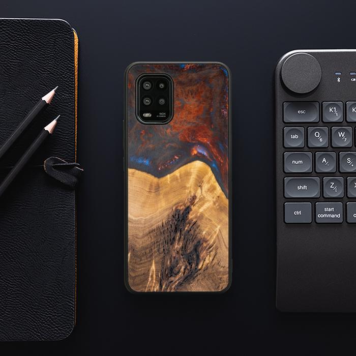 Xiaomi Mi 10 lite Handyhülle aus Harz und Holz - SYNERGY#A21