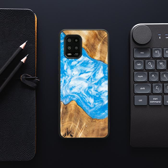 Xiaomi Mi 10 lite Handyhülle aus Harz und Holz - SYNERGY#A28