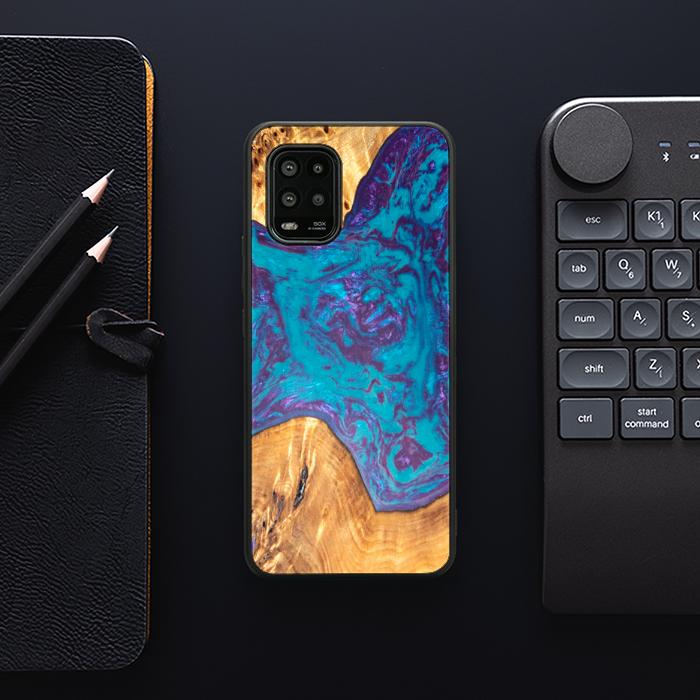 Xiaomi Mi 10 lite Handyhülle aus Harz und Holz - SYNERGY#B25