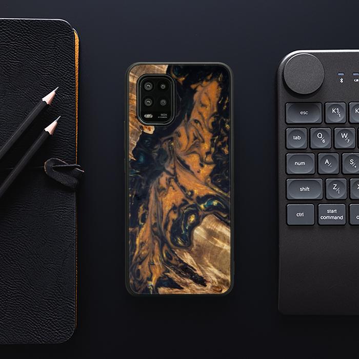 Xiaomi Mi 10 lite Handyhülle aus Harz und Holz - Synergy#162
