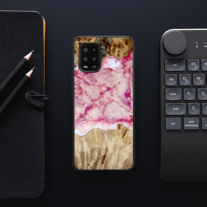 Xiaomi Mi 10 lite Handyhülle aus Harz und Holz - Synergy#D101