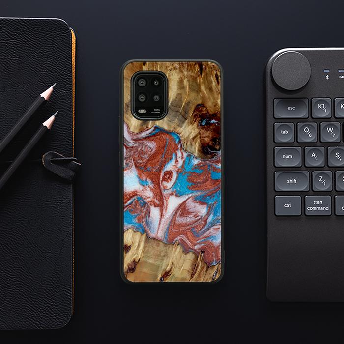 Xiaomi Mi 10 lite Handyhülle aus Harz und Holz - Synergy#D103