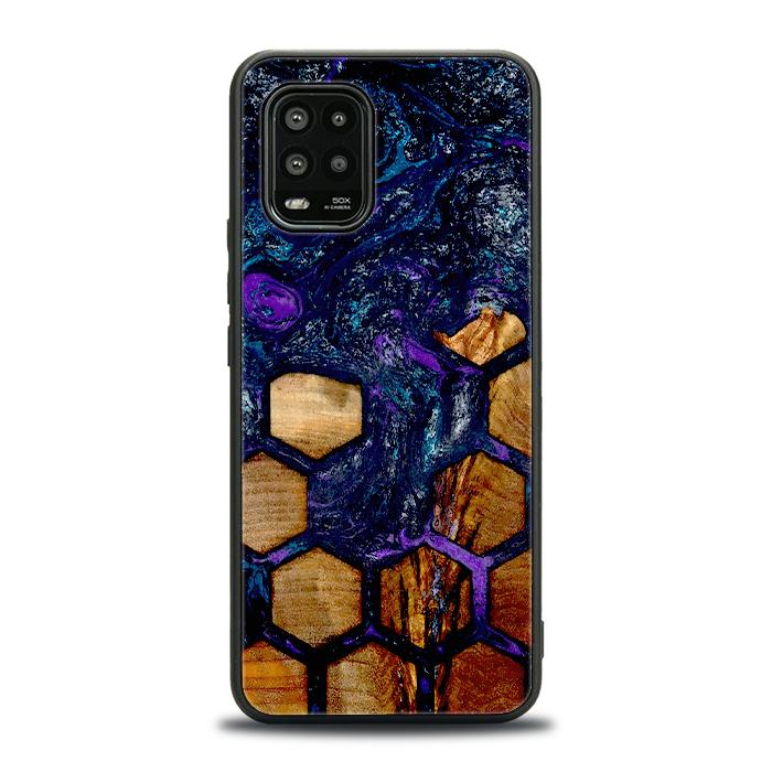 Xiaomi Mi 10 lite Handyhülle aus Harz und Holz - Synergy#D105