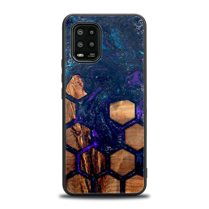 Xiaomi Mi 10 lite Handyhülle aus Harz und Holz - Synergy#D106