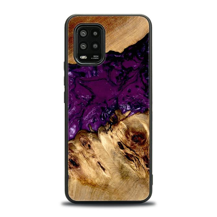 Xiaomi Mi 10 lite Handyhülle aus Harz und Holz - Synergy#D113
