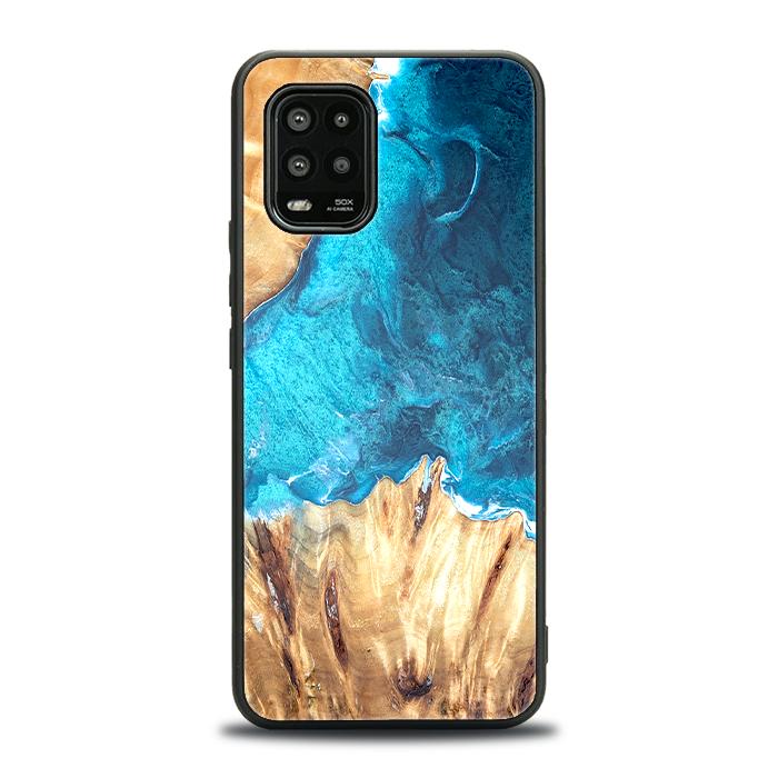 Xiaomi Mi 10 lite Handyhülle aus Harz und Holz - Synergy#D115
