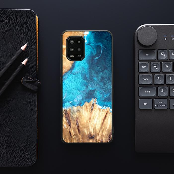 Xiaomi Mi 10 lite Handyhülle aus Harz und Holz - Synergy#D115