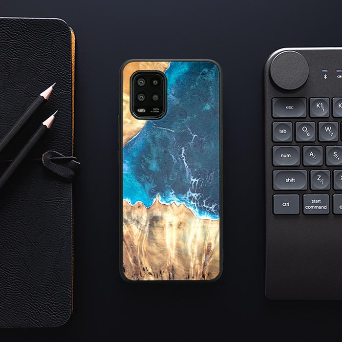 Xiaomi Mi 10 lite Handyhülle aus Harz und Holz - Synergy#D116