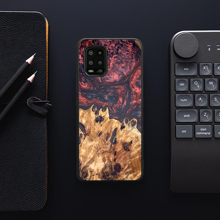 Xiaomi Mi 10 lite Handyhülle aus Harz und Holz - Synergy#D118