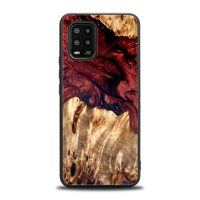 Xiaomi Mi 10 lite Handyhülle aus Harz und Holz - Synergy#D121