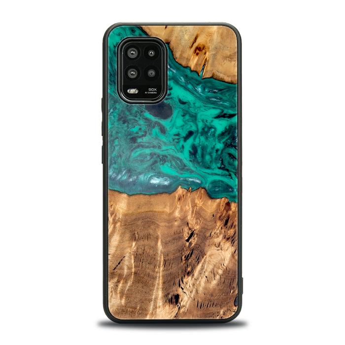 Xiaomi Mi 10 lite Handyhülle aus Harz und Holz - Synergy#D133