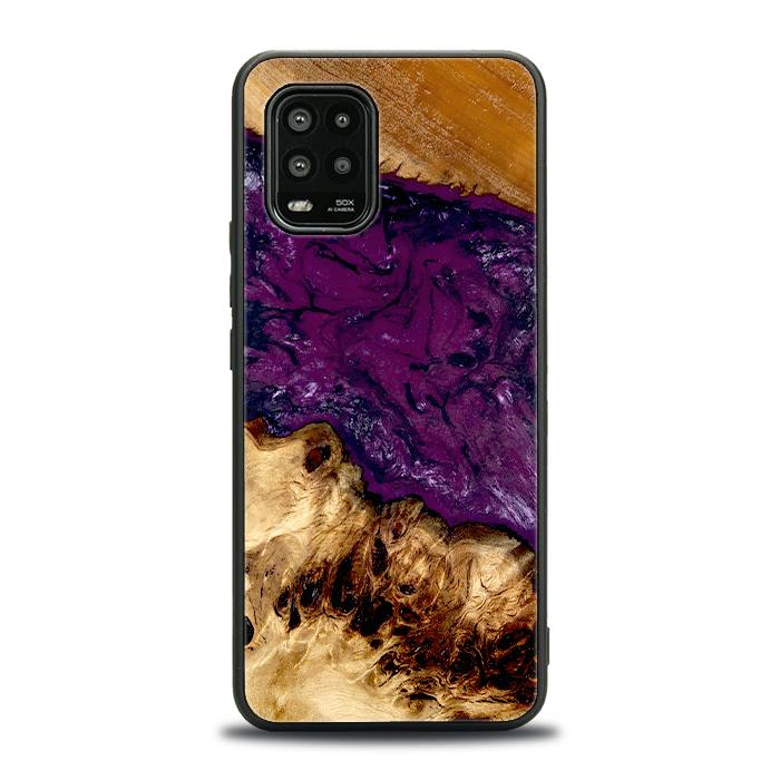 Xiaomi Mi 10 lite Handyhülle aus Harz und Holz - Synergy#D134