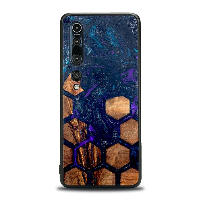 Xiaomi Mi 10 Pro Handyhülle aus Harz und Holz - Synergy#D106