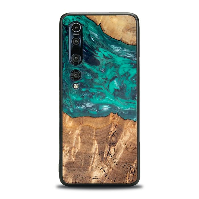 Xiaomi Mi 10 Pro Handyhülle aus Harz und Holz - Synergy#D109