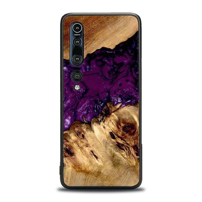 Xiaomi Mi 10 Pro Handyhülle aus Harz und Holz - Synergy#D113